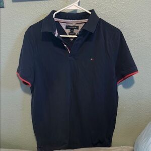 Tommy Hilfiger Men's Navy Polo Shirt